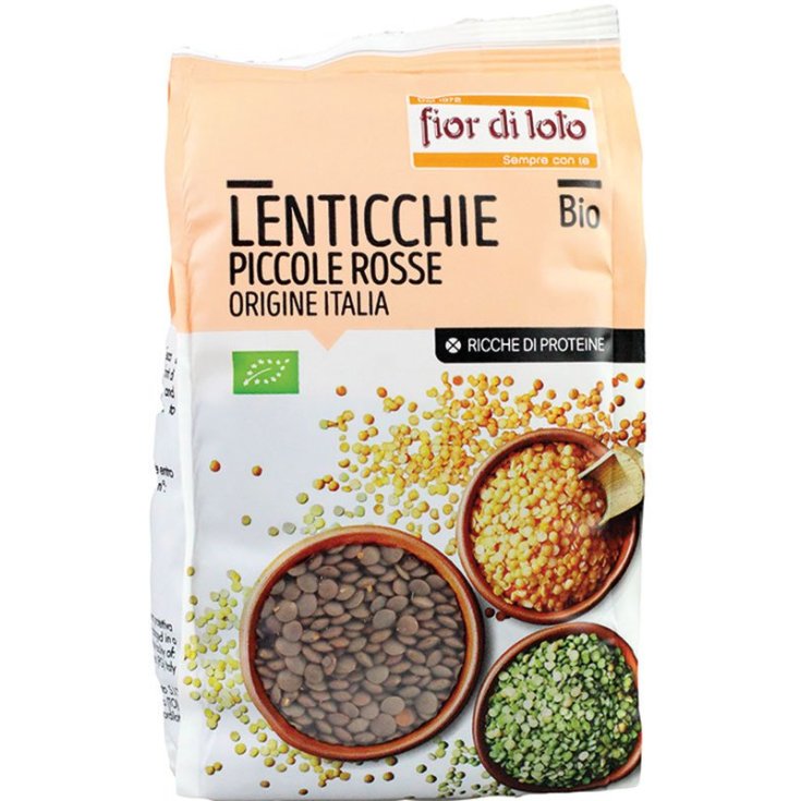 Fior Di Loto Kleine Rote Linsen Geschält Bio 400g