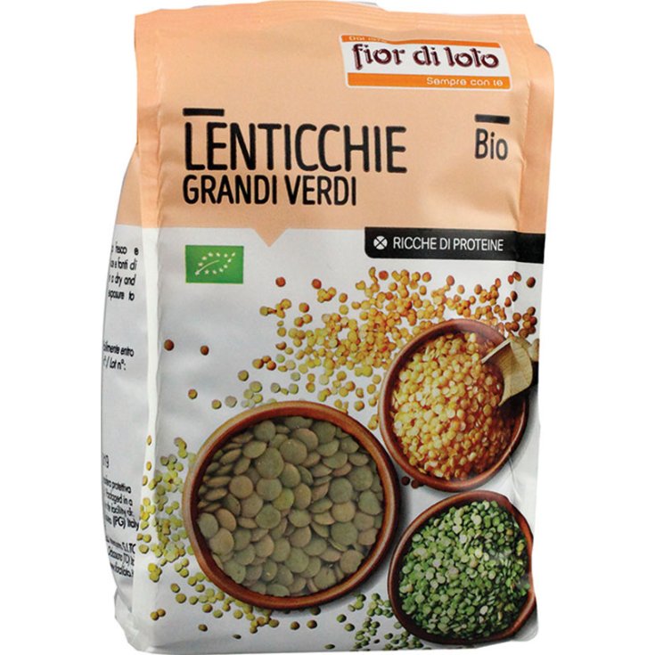 Fior Di Loto Grüne Bio-Linsen 400g