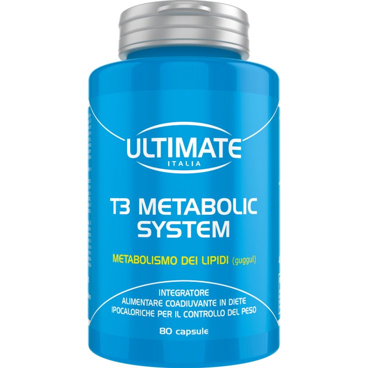 Ultimate Wellness T3 Metabolic System Nahrungsergänzungsmittel zur Gewichtskontrolle 80 Kapseln