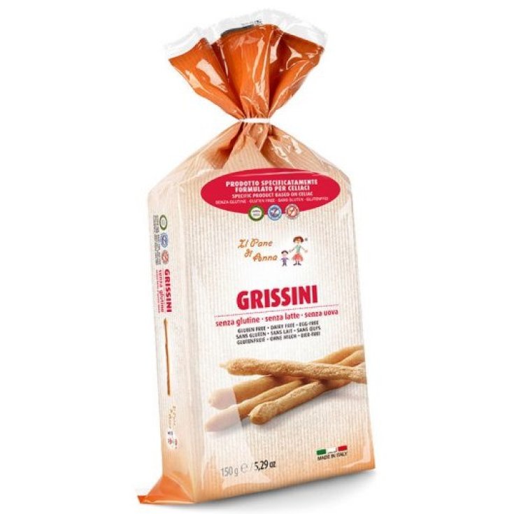 Il Pane Di Anna Grissini Glutenfrei Milchfrei Eier 150g