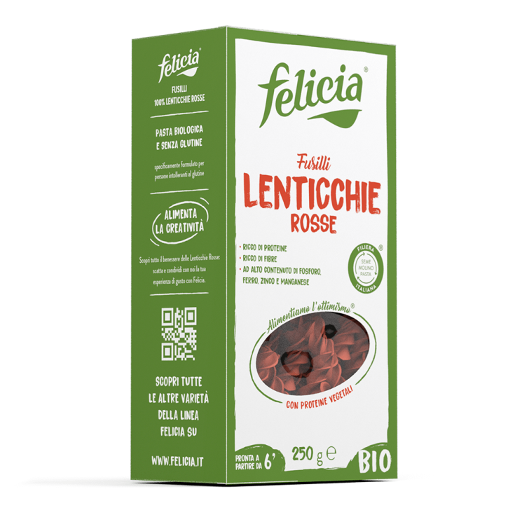 Felicia Bio Hülsenfrüchte Linie Linsen Fusilli 250g