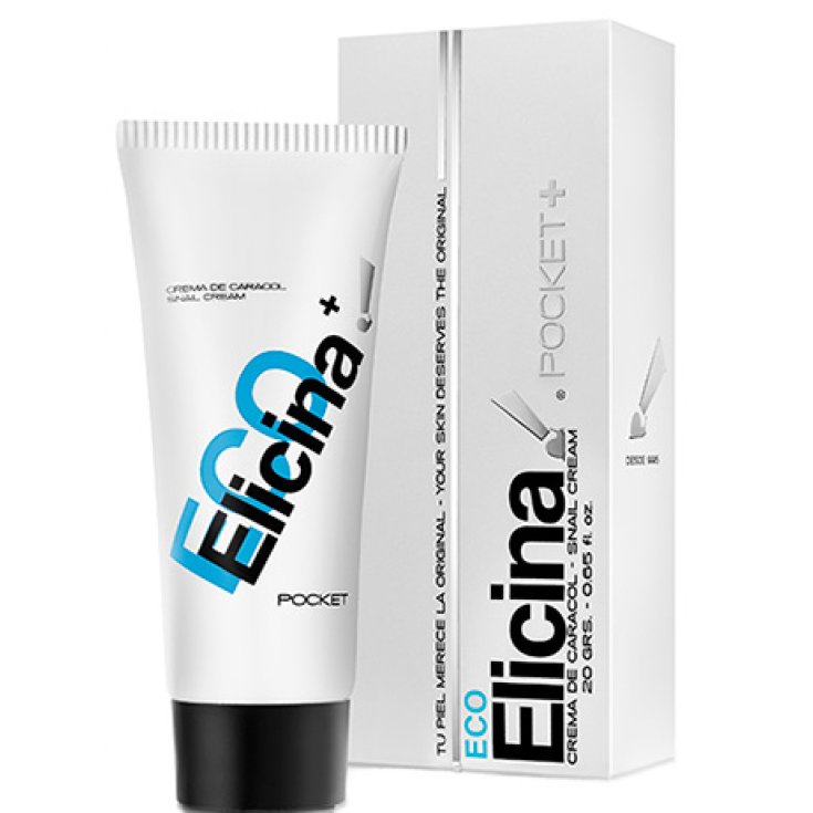 Bioelisir Eco Elicina Plus Taschencreme auf Schneckenbasis Empfindliche trockene reife Haut 20 ml