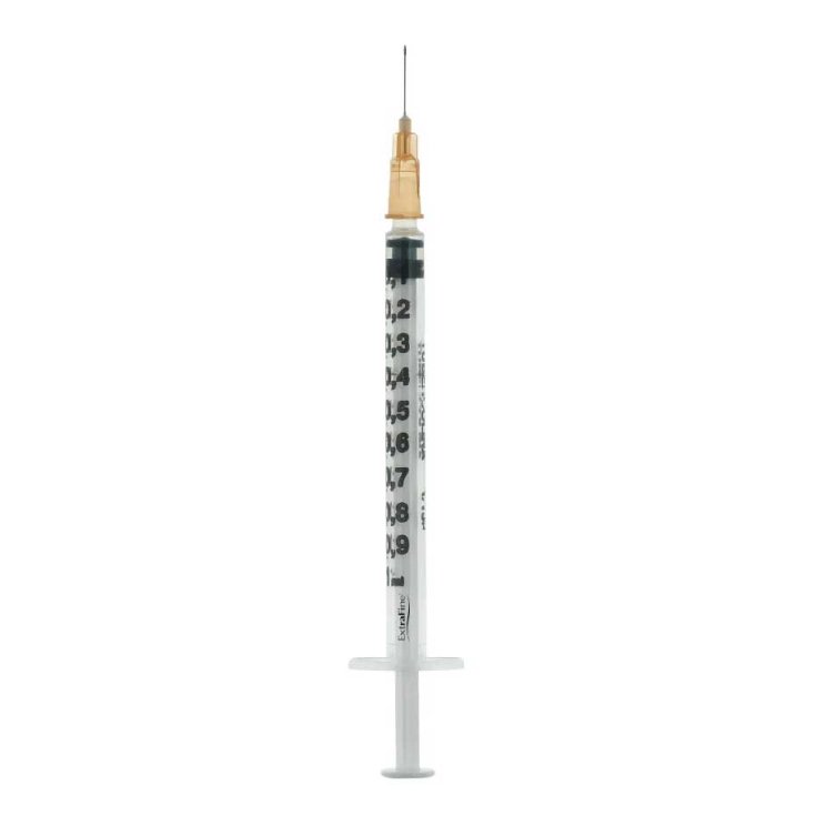 G26 Extrafine Insulinspritze 1 ml Tube