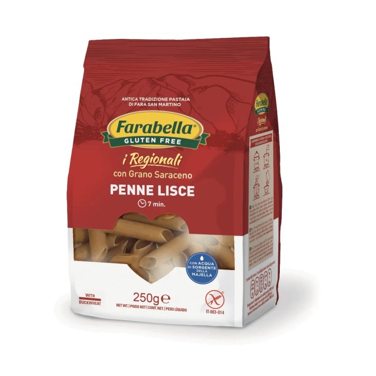 Nudeln mit Buchweizen Penne Lisce Farabella 250g