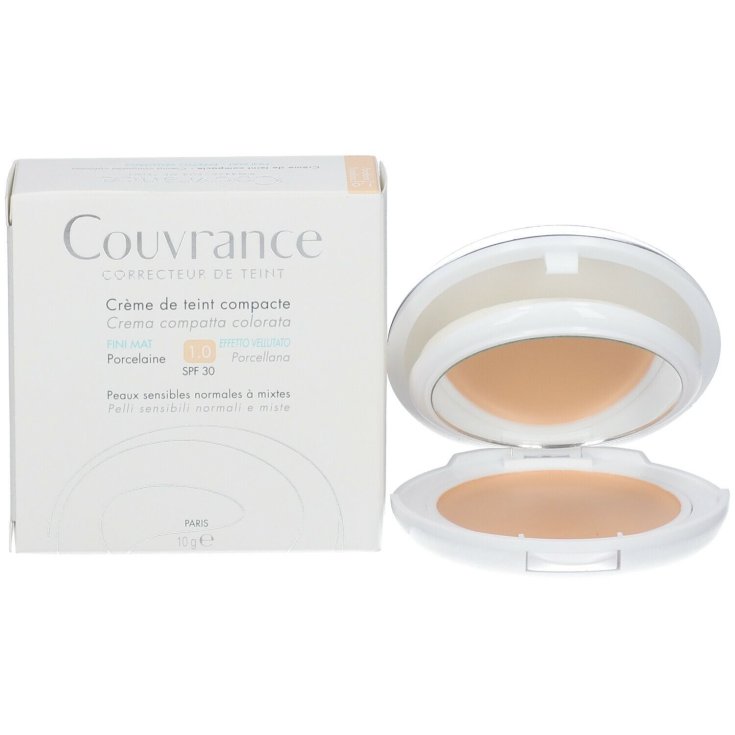 Couvrance Compact Cremefarbenes Avène-Porzellan mit Samteffekt
