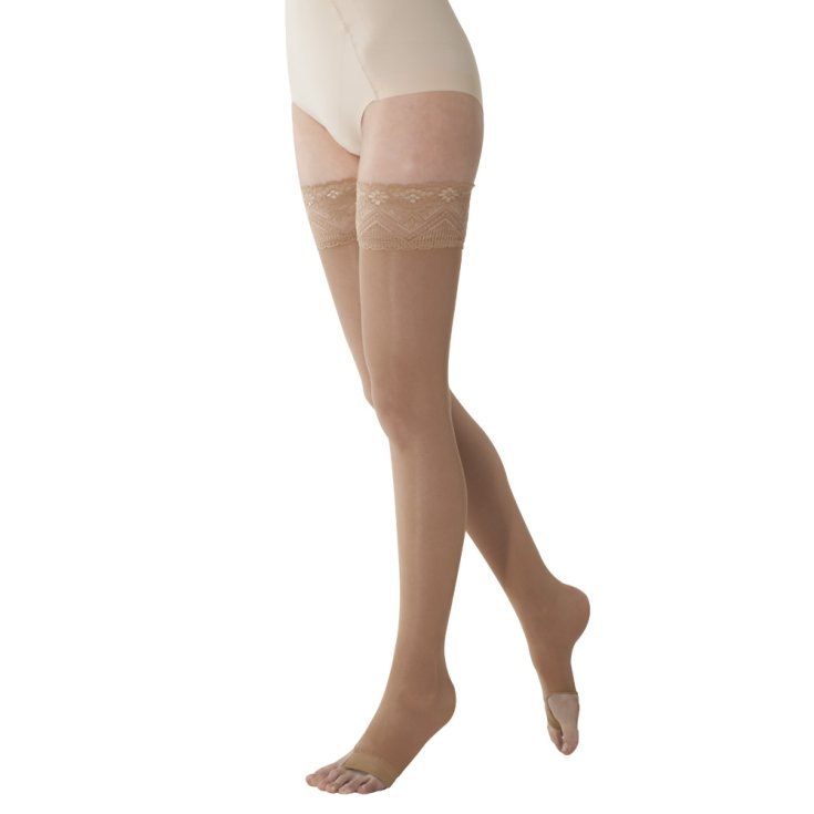 Solidea Marilyn 140 Sheer Stay-ups Farbe Camel Größe 2 M