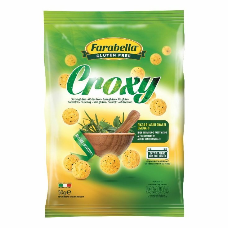 Farabella Croxy Herzhafte Snacks mit glutenfreien provenzalischen Kräutern 50g