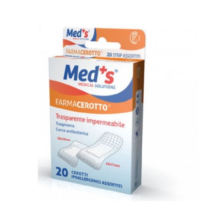 Med's Patches Streifen Mittelformat Polyethylen 20 Patches