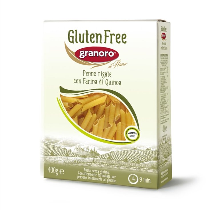 Granoro Glutenfreie Nudeln mit Quinoamehl Sena Gluten Pennette Rigate 400g