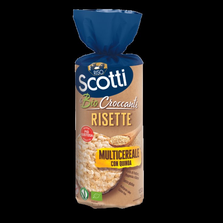 Riso Scotti Scotti Tortitas Bio Multicereales y Quinoa 130g S-Gluten