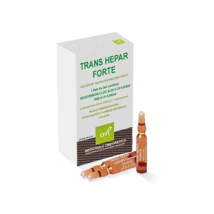 Oti Trans Hepar Forte Homöopathisches Mittel 20 hydroalkoholische Fläschchen