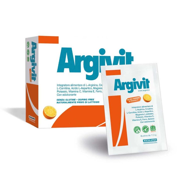 Aesculapius Farmaceutici Argivit Nahrungsergänzungsmittel Glutenfrei 14 Beutel à 11,2 g