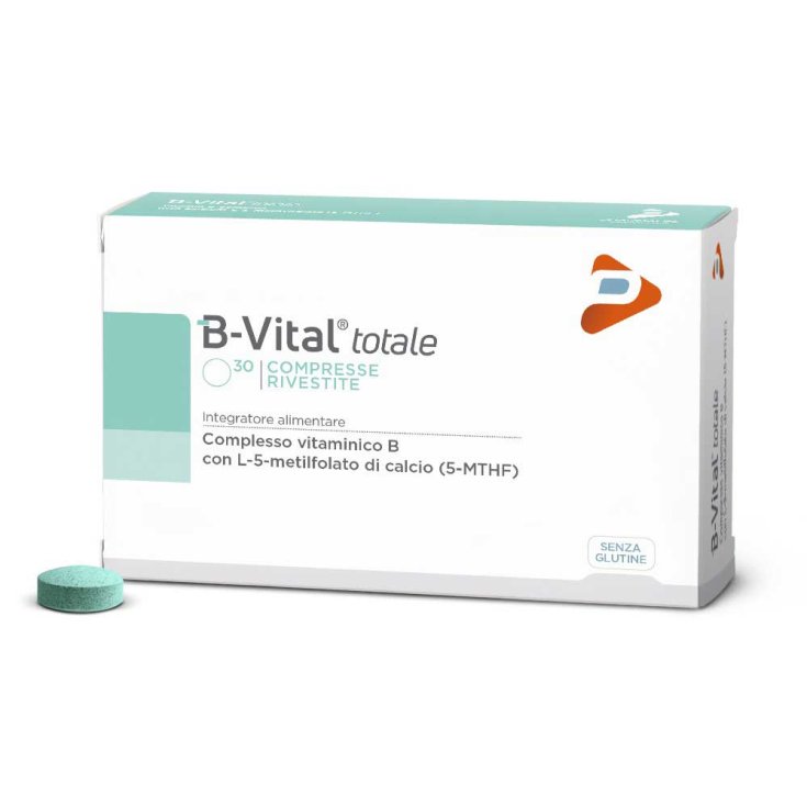 PharmaLine B-vital Total Nahrungsergänzungsmittel Glutenfrei 30 Dragees