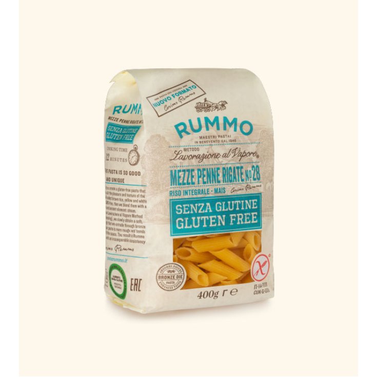 Rummo Mezze Penne Rigate Nr. 28 Glutenfrei 400g