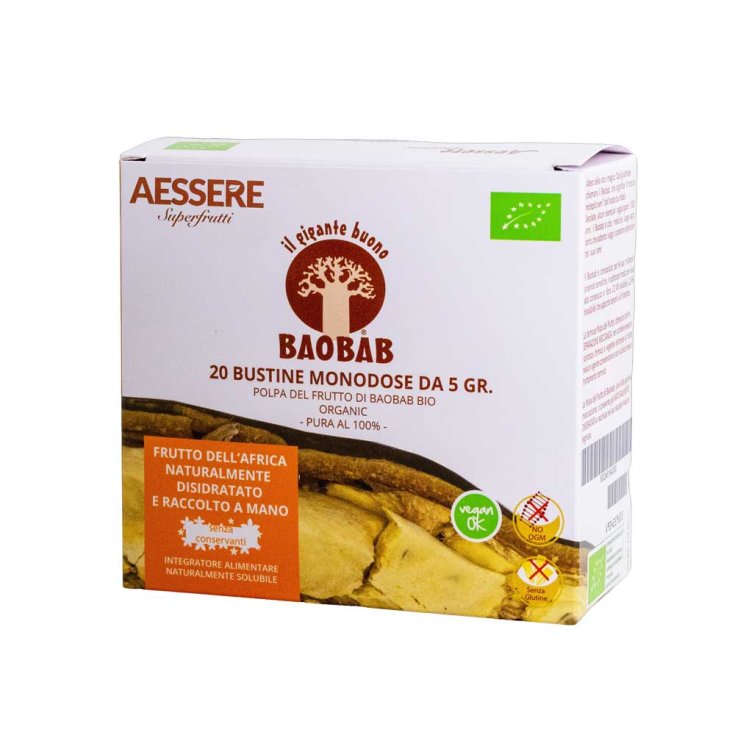 Aessere Baobab-Fruchtfleisch 20x5g