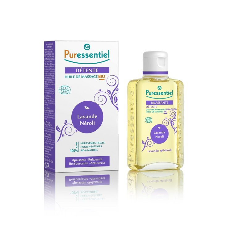 Puressentiel Bio-Entspannungsmassageöl Lavendel / Neroli 100ml