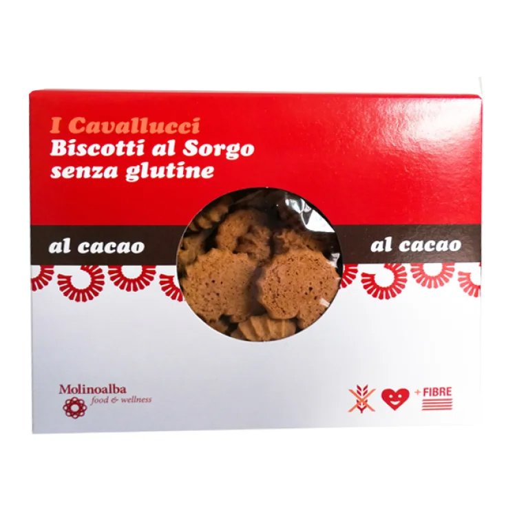 Molino Alba I Cavallucci mit glutenfreien Kakaokeksen 125g