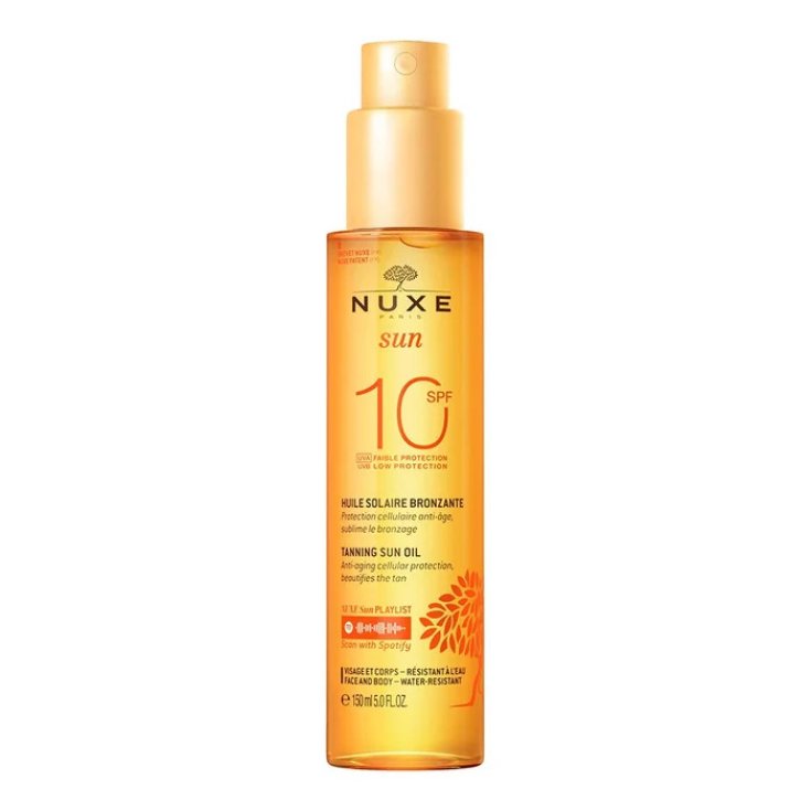 Nuxe Sun Sonnenöl für Gesicht und Körper Spf10 150ml