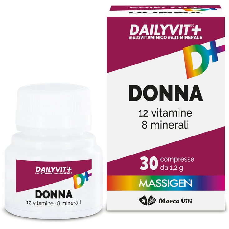 12 Vitamine 8 Mineralien Woman DAILYVIT + 30 Tabletten