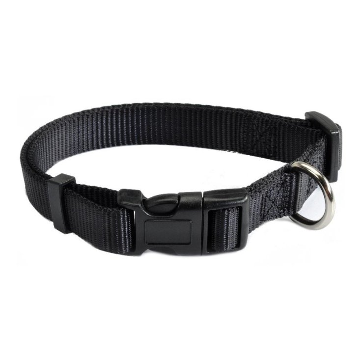 Cam verstellbares Nylon-Halsband, schwarze Farbe, 25 mm