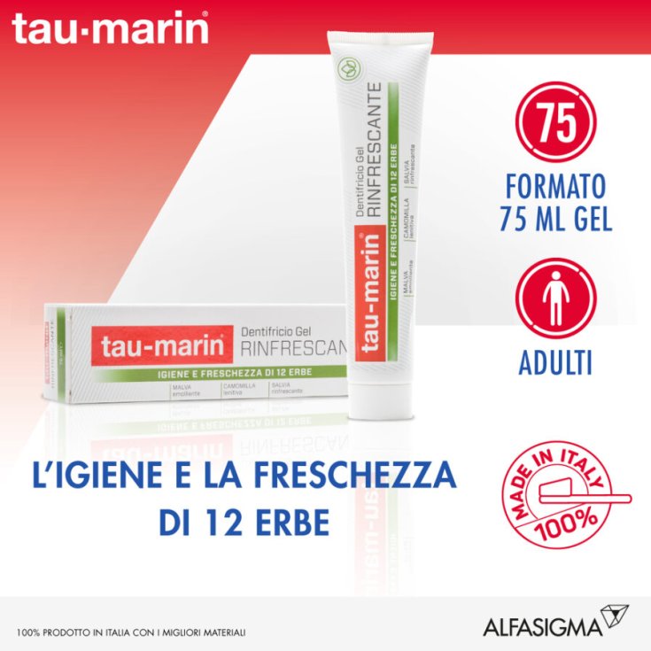 Tau Marin Erfrischende Gel-Zahnpasta 75ml