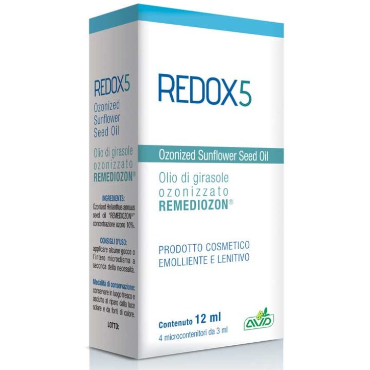 Redox 5 Kosmetikprodukt Beruhigendes Weichmacher 4 Microcontenitori x3,5ml