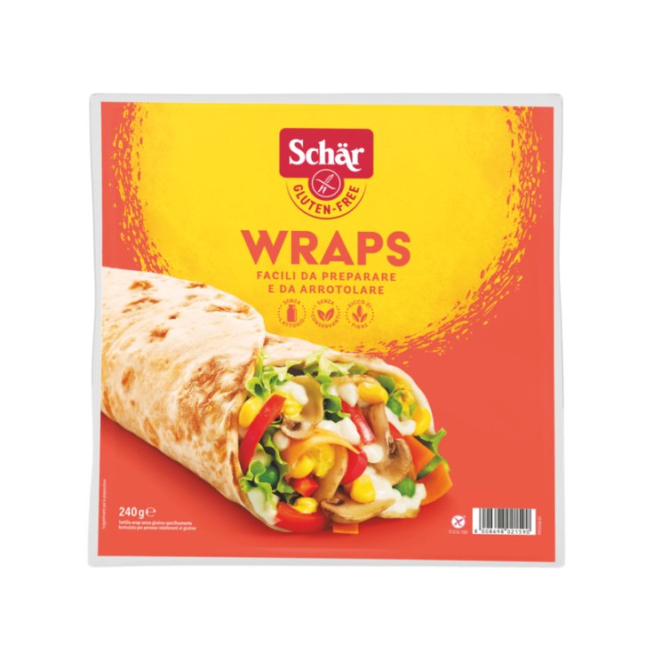 Schar Wraps Glutenfrei gerollte Piadina 240g