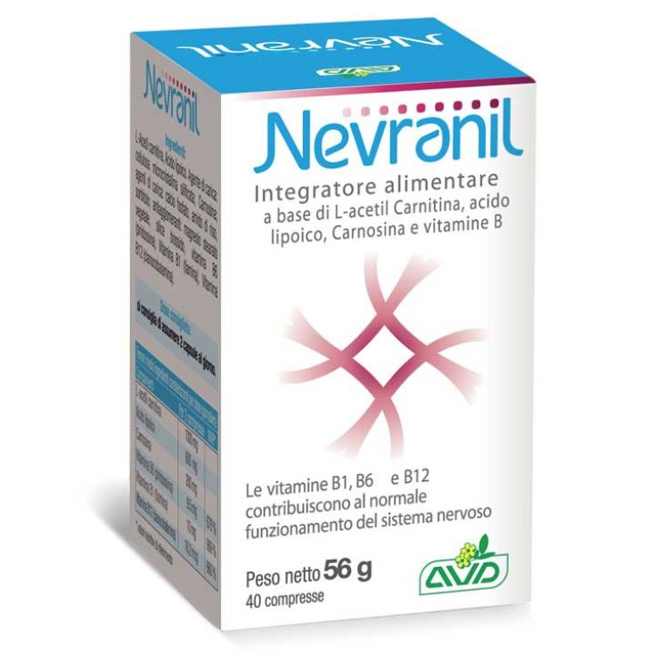 AVD Nevranil Nahrungsergänzungsmittel 40 Tabletten