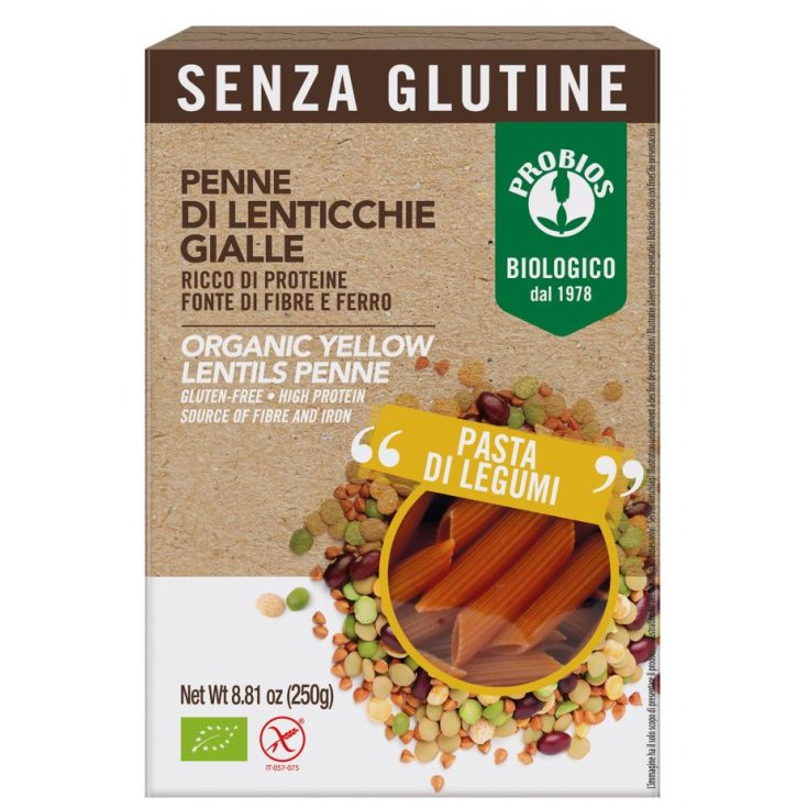 Penne Pasta 100% Probios Gelbe Linsen 250g