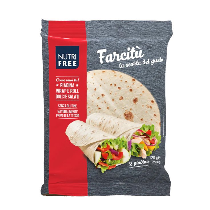 NutriFree Füllung Piadina Wrap und Rolle Glutenfrei 120g (2x60g)