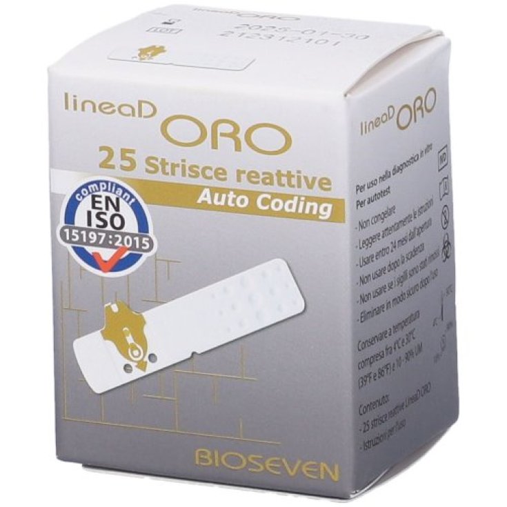 Bioseven Linea D Oro 50 Blutzuckerstreifen