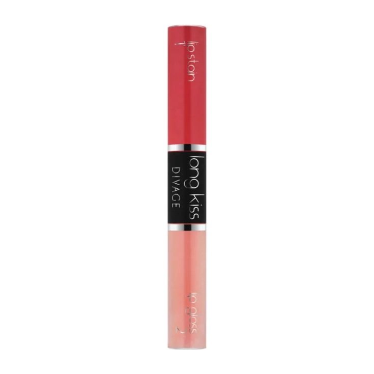 Divage Long Kiss Lippenstift 2in1 01 Orange Rot