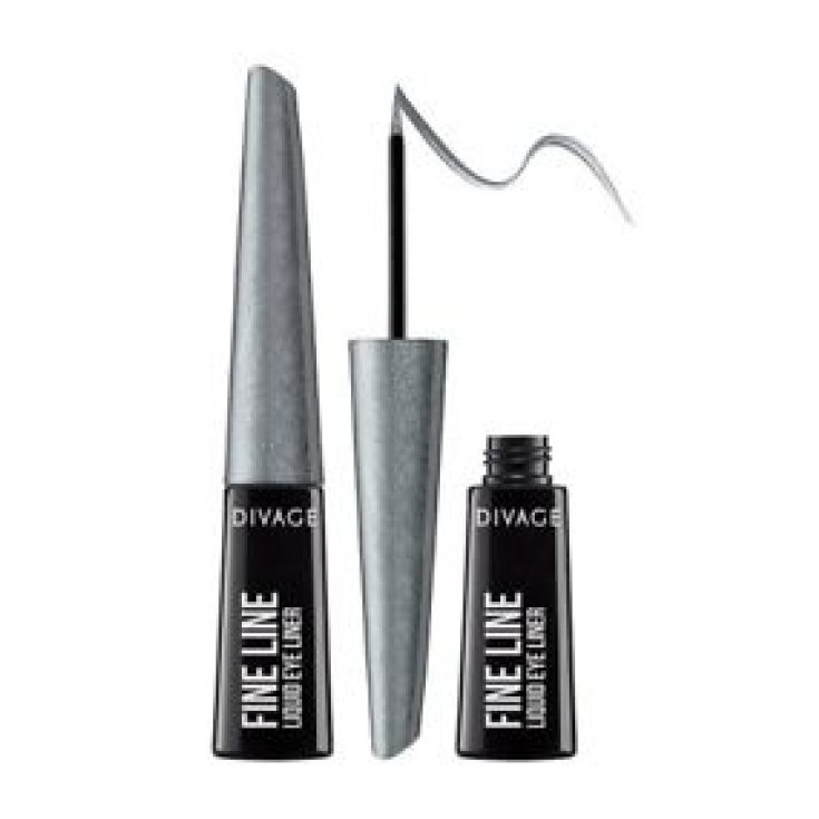 Divage Fine Line Liquid Eyeliner 5406 Rauchgrau
