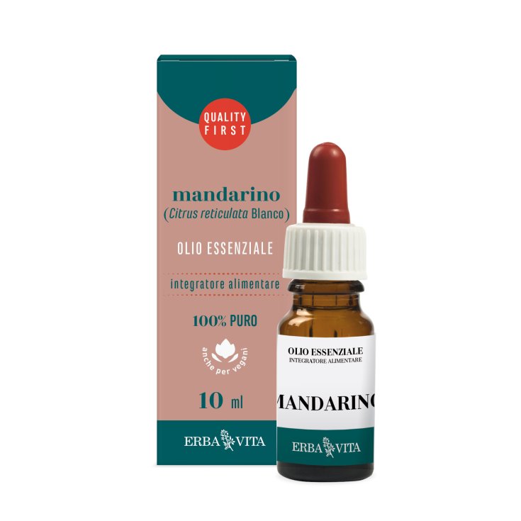 Erba Vita Essentielles Mandarinenöl Nahrungsergänzungsmittel 10ml