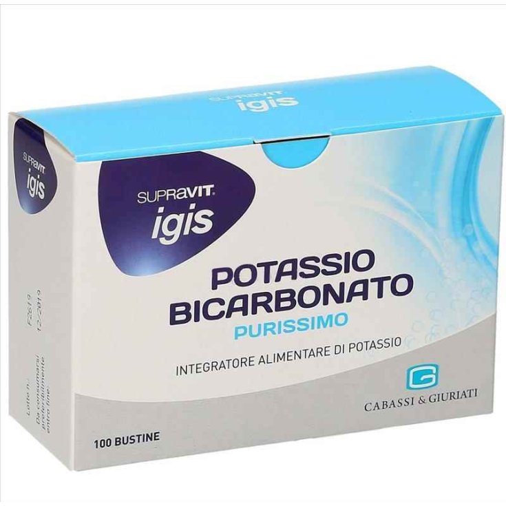 Cabassi & Giuriati Pure Potassium Bicarbonate Nahrungsergänzungsmittel 100 Beutel