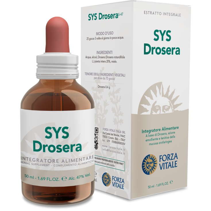Forza Vitale Ecosol Sys Drosera Nahrungsergänzungsmittel in Tropfen 50ml
