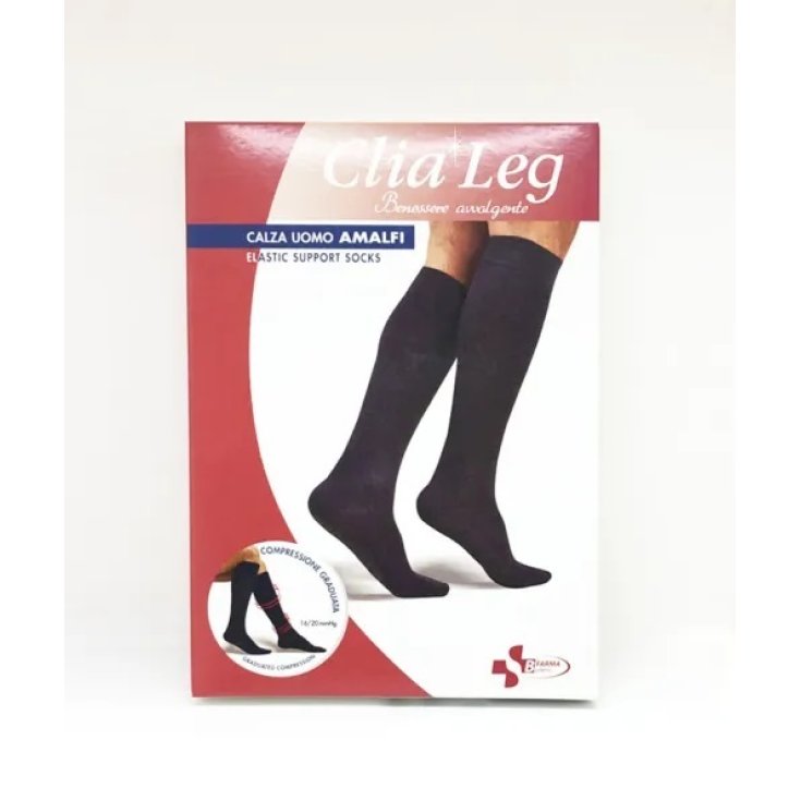 Clialeg Amalfi Herrensocken Anthrazit Xl