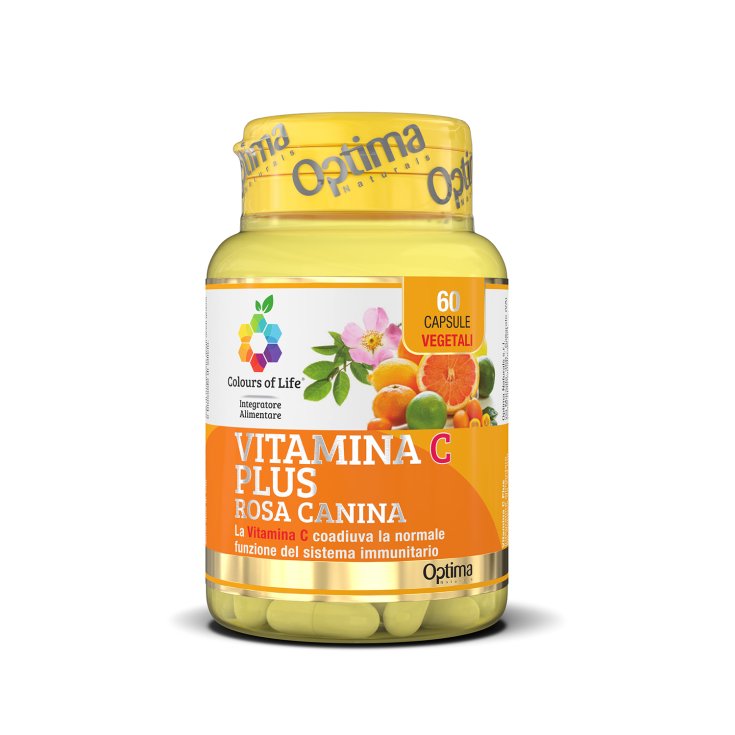 Vitamin C Plus mit Hagebutte Colors Of Life® Optima Naturals 60 Kapseln