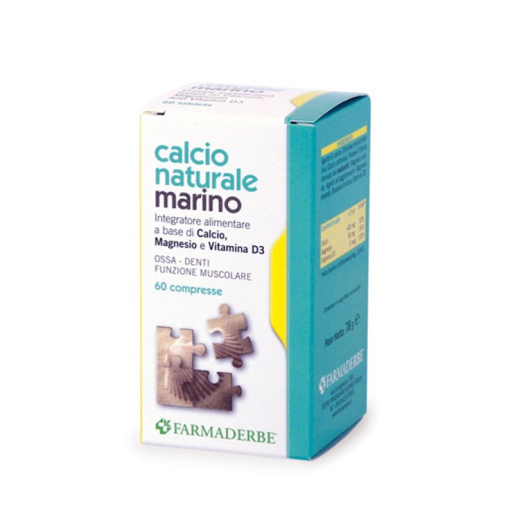 Natürliches marines Calcium-Nahrungsergänzungsmittel 60 Tabletten