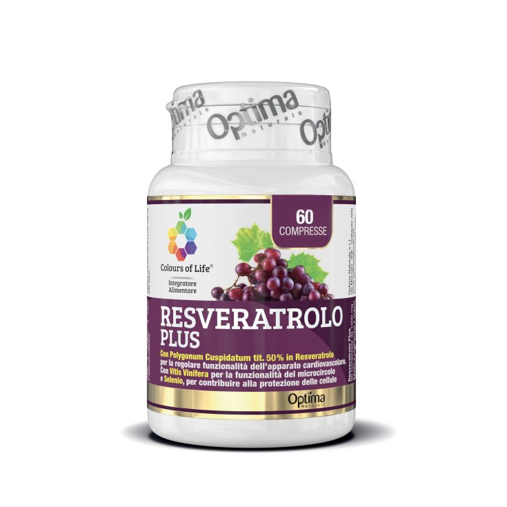 Resveratrol Plus Colors Of Life® Optima Naturals 60 Tabletten