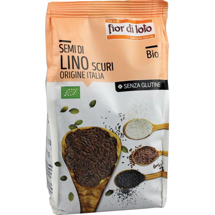 Fior Di Loto Dunkle Bio-Leinsamen 400g