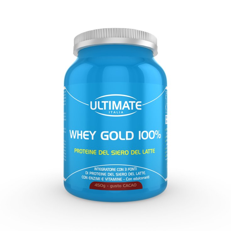 Ultimate Whey Gold 100 % Nahrungsergänzungsmittel mit Kakaogeschmack 450 ml