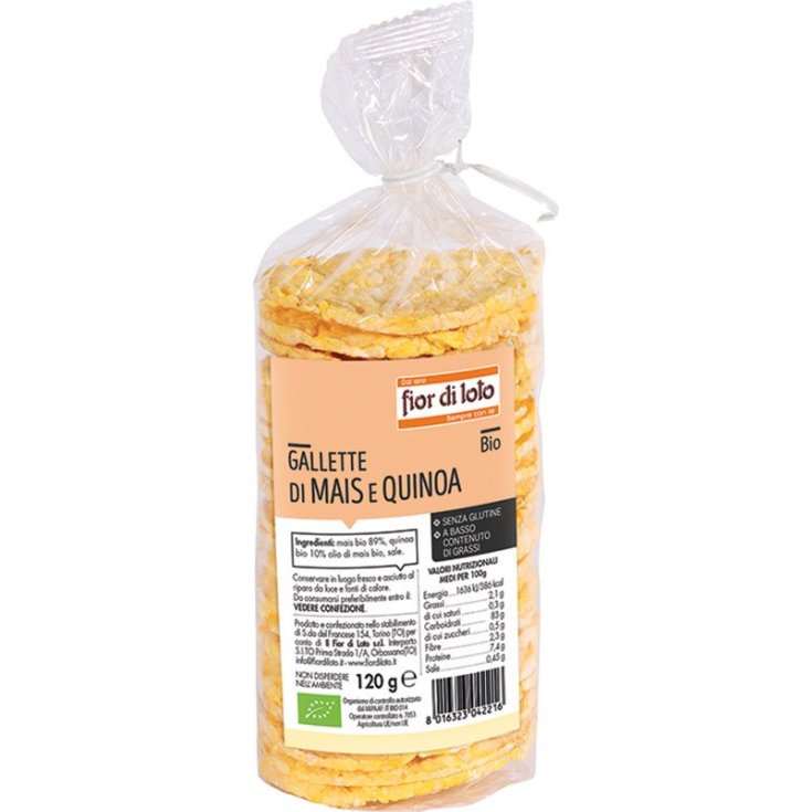 Fior di Loto Gallette Mais und Quinoa 120g