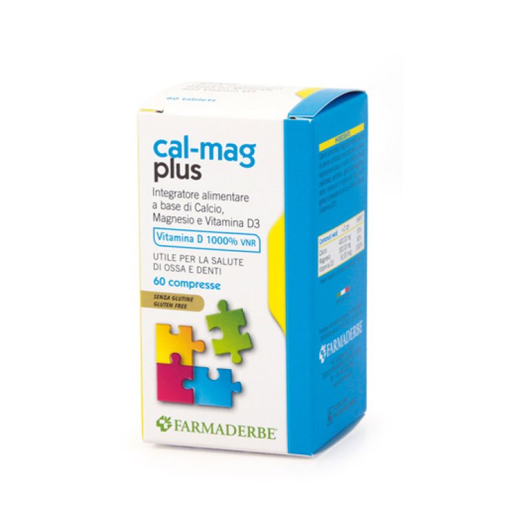 Farmaderba Cal-Mag Plus Nahrungsergänzungsmittel 60 Tabletten
