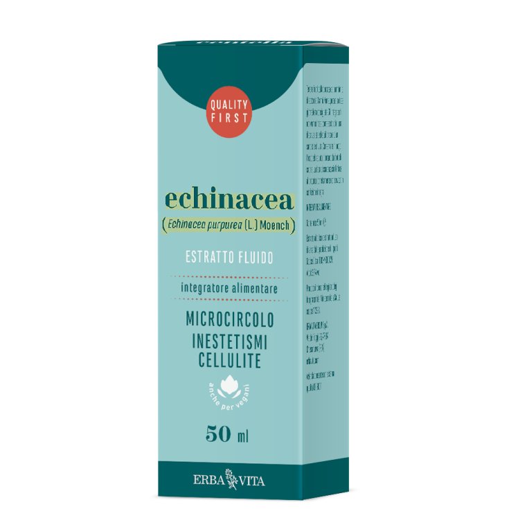 Erba Vita Fluid Extract Echinacea-Wurzel-Nahrungsergänzungsmittel 50ml