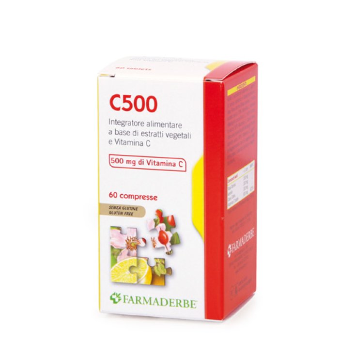 Farmaderbe C 500 Nahrungsergänzungsmittel 60 Tabletten