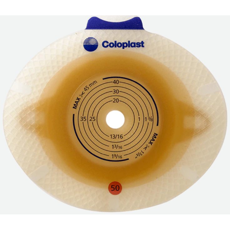 Coloplast Sensura Klickplatte Loch 35mm Flansch 50mm 5 Stück