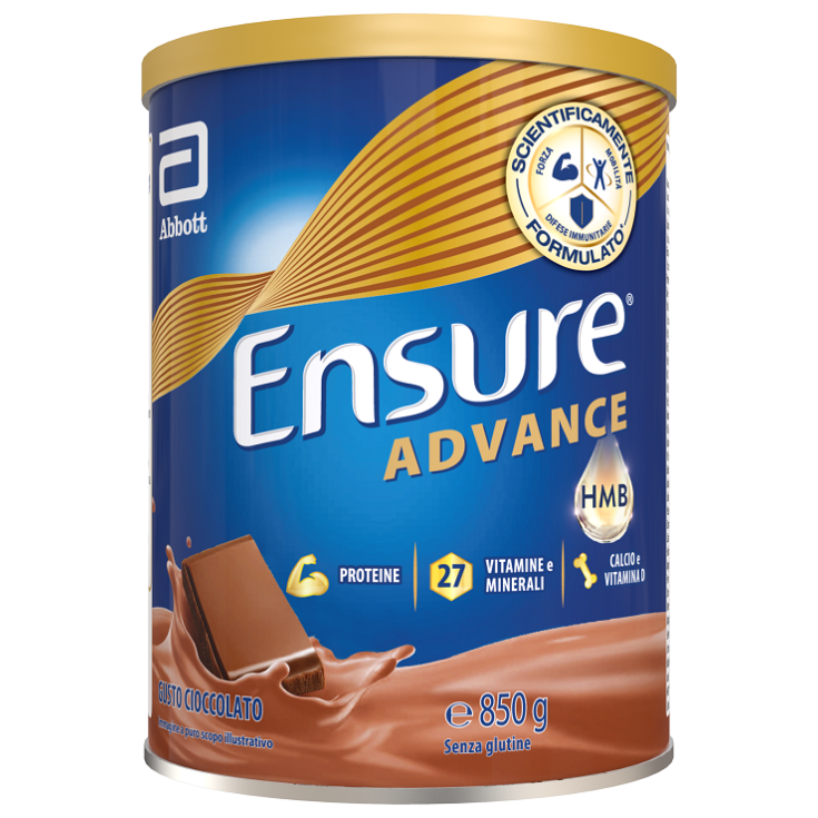 Stellen Sie sicher, dass die Formel von Advance Nutrivigor Abbott Chocolate 850 g enthält