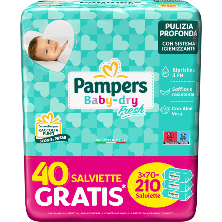 Pampers Baby Fresh Exclusive Formula 3x70 Tücher