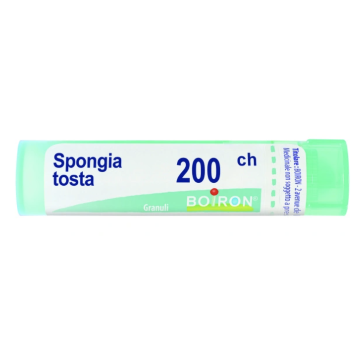 Boiron Spongia Tosta 200CH Granulat Homöopathische Medizin